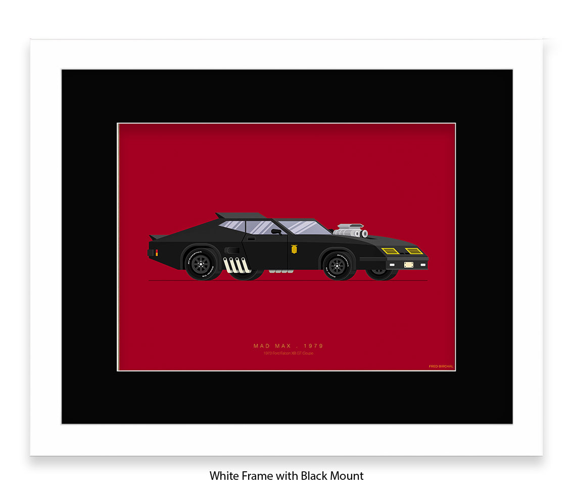 Mad Max - 1973 Ford Falcon - Fred Birchal Art Print