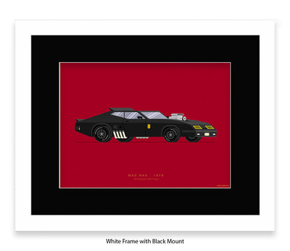 Mad Max - 1973 Ford Falcon - Fred Birchal Art Print
