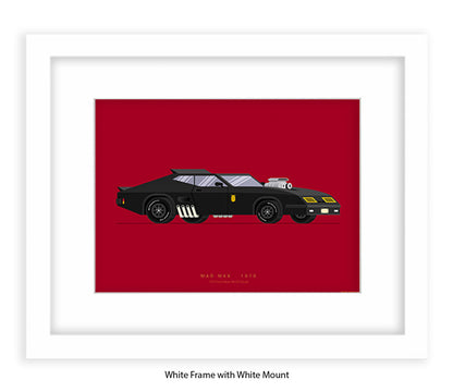 Mad Max - 1973 Ford Falcon - Fred Birchal Art Print