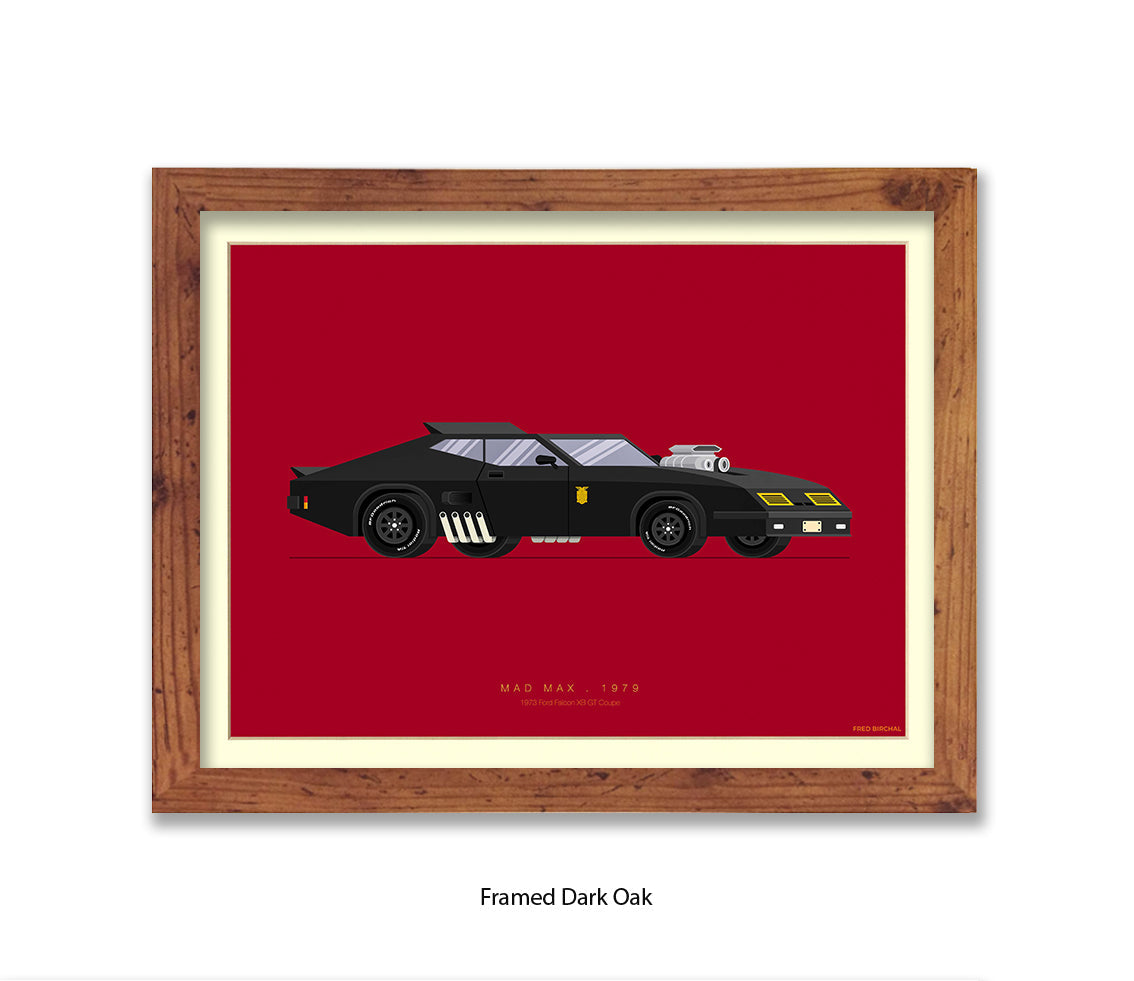 Mad Max - 1973 Ford Falcon - Fred Birchal Art Print