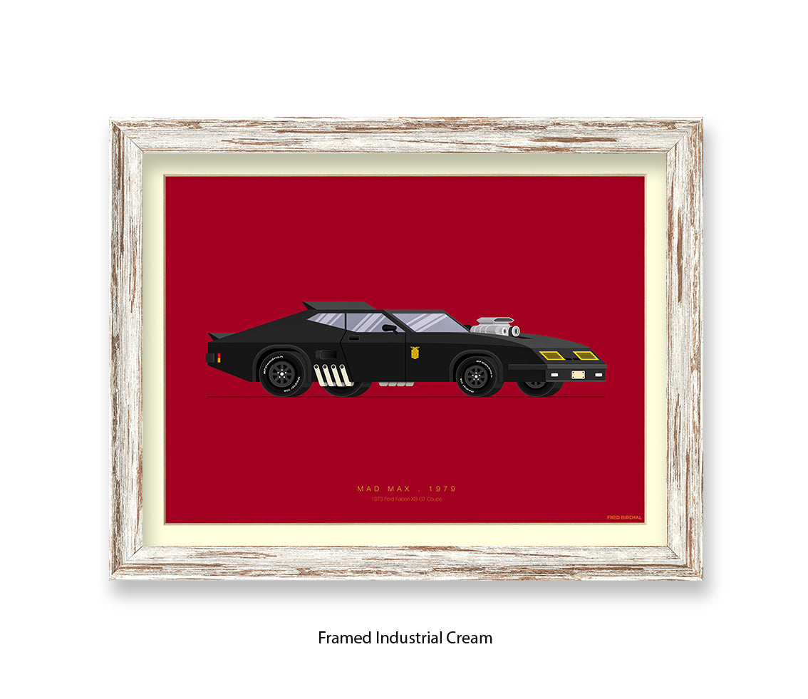 Mad Max - 1973 Ford Falcon - Fred Birchal Art Print