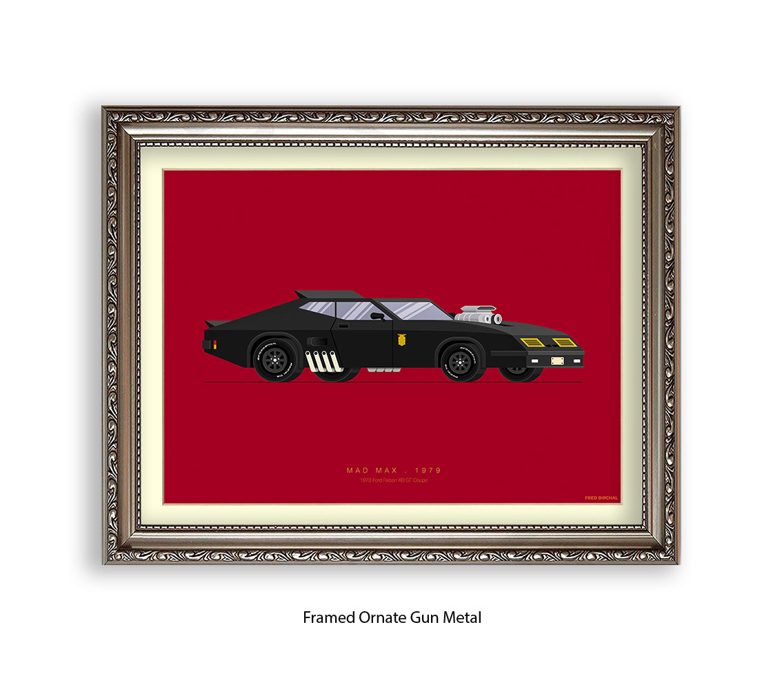 Mad Max - 1973 Ford Falcon - Fred Birchal Art Print