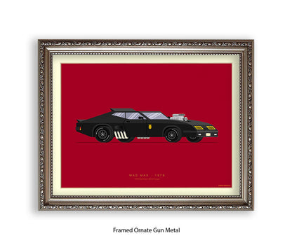 Mad Max - 1973 Ford Falcon - Fred Birchal Art Print