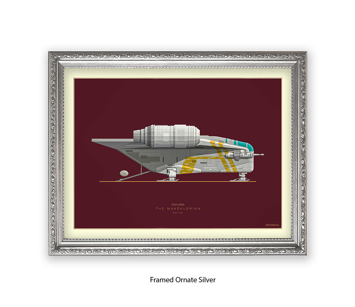 Star Wars - Mandalorian - Fred Birchal Art Print