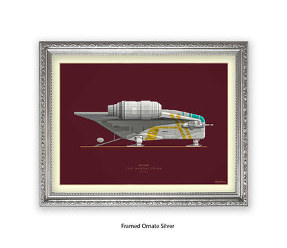 Star Wars - Mandalorian - Fred Birchal Art Print