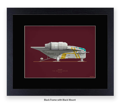 Star Wars - Mandalorian - Fred Birchal Art Print