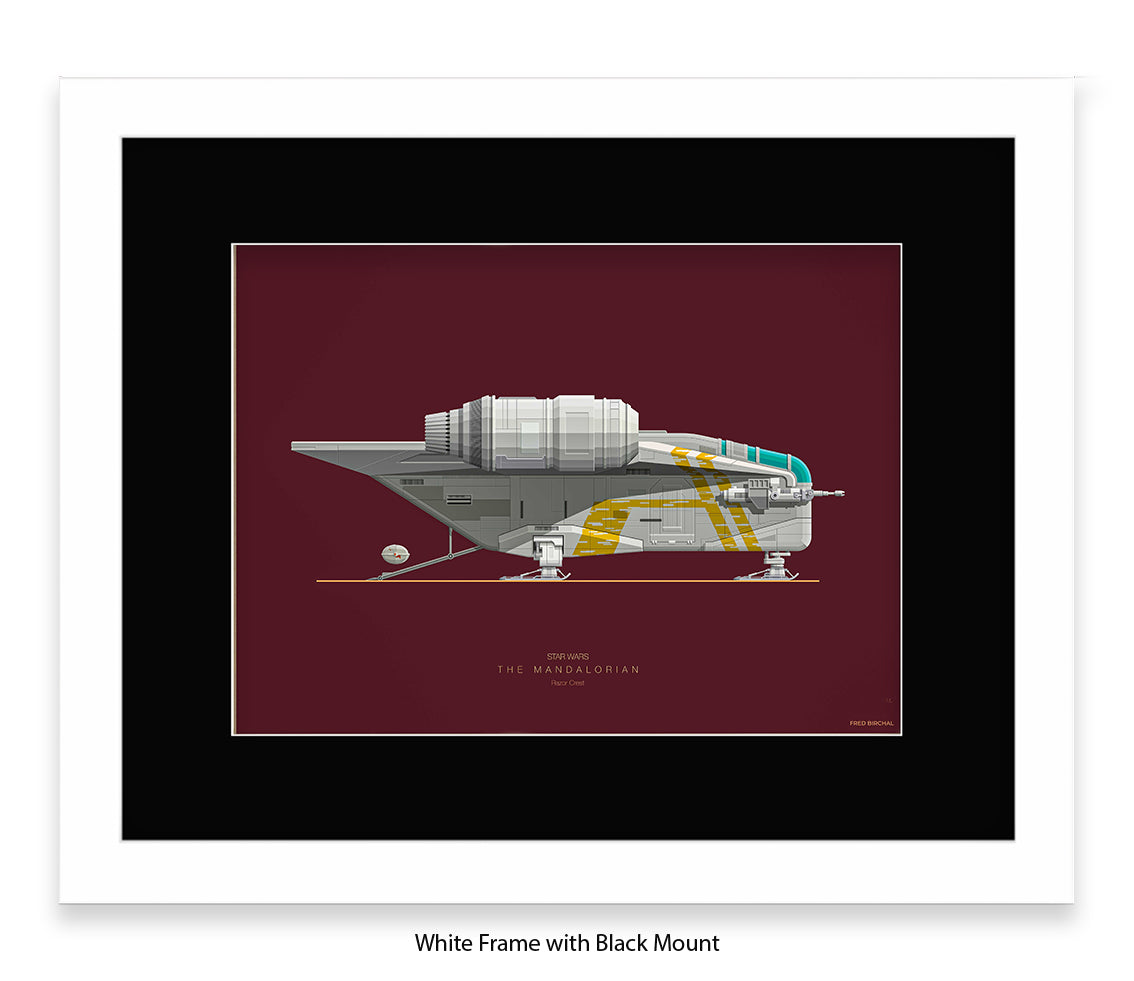 Star Wars - Mandalorian - Fred Birchal Art Print
