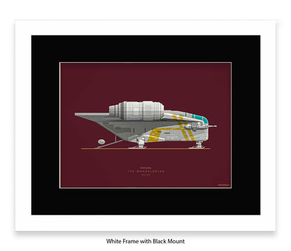 Star Wars - Mandalorian - Fred Birchal Art Print
