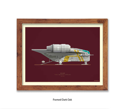 Star Wars - Mandalorian - Fred Birchal Art Print