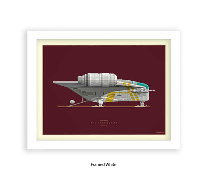 Star Wars - Mandalorian - Fred Birchal Art Print