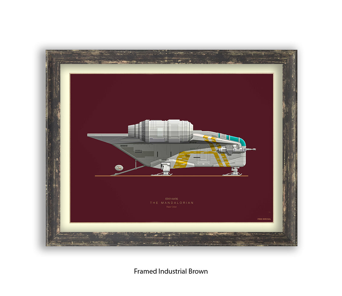 Star Wars - Mandalorian - Fred Birchal Art Print