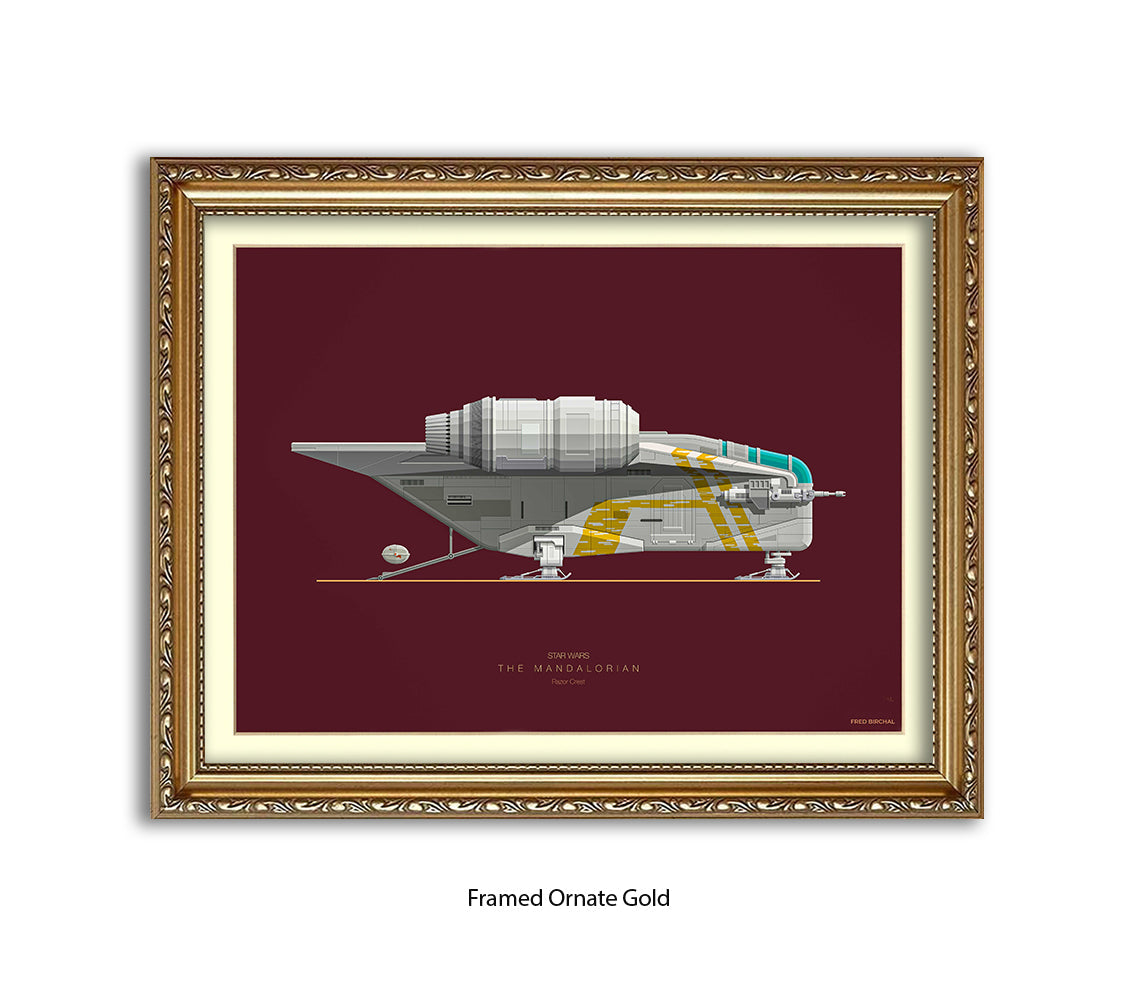 Star Wars - Mandalorian - Fred Birchal Art Print