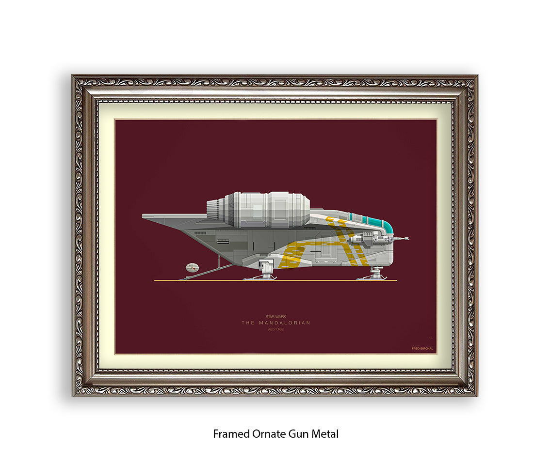 Star Wars - Mandalorian - Fred Birchal Art Print