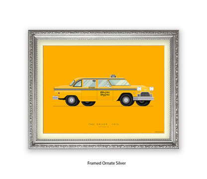 Taxi Driver - 1970 Checker Cab - Fred Birchal Art Print