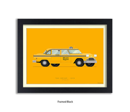 Taxi Driver - 1970 Checker Cab - Fred Birchal Art Print