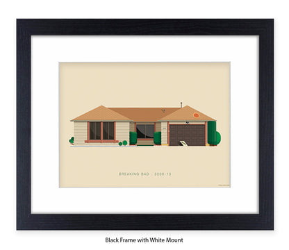 Breaking Bad - House - Fred Birchal Art Print