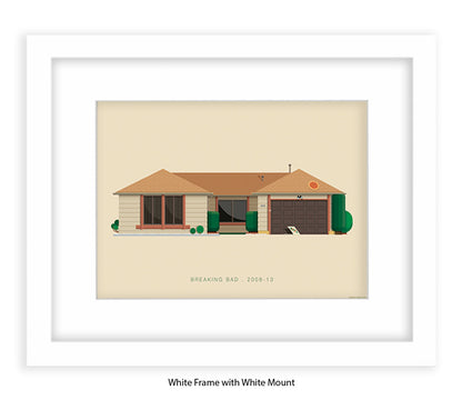 Breaking Bad - House - Fred Birchal Art Print