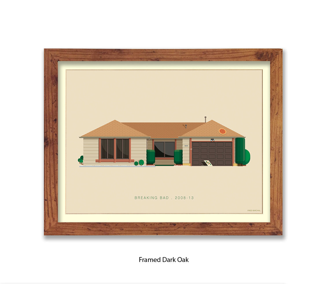 Breaking Bad - House - Fred Birchal Art Print