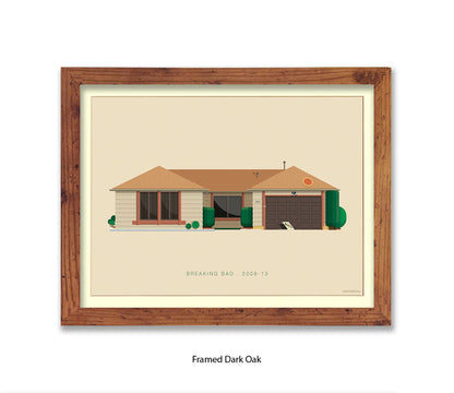 Breaking Bad - House - Fred Birchal Art Print