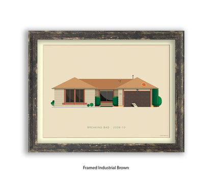 Breaking Bad - House - Fred Birchal Art Print