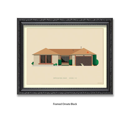 Breaking Bad - House - Fred Birchal Art Print