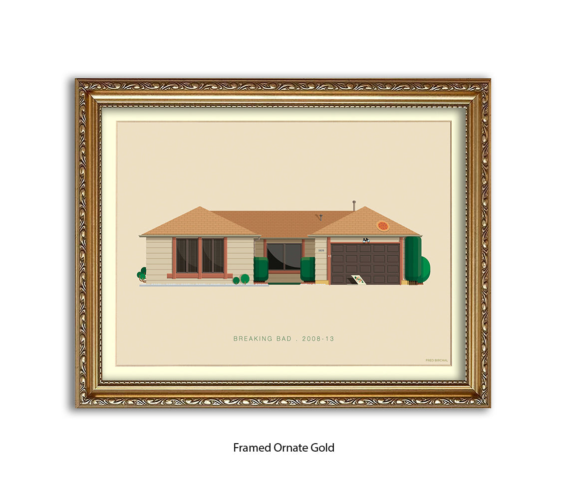 Breaking Bad - House - Fred Birchal Art Print