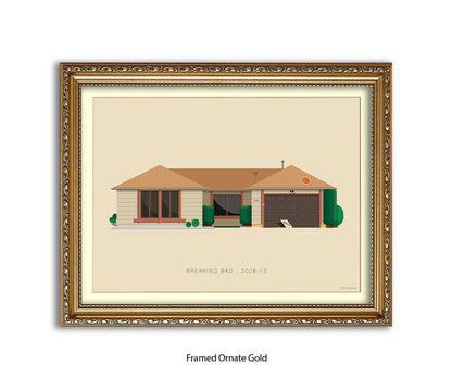Breaking Bad - House - Fred Birchal Art Print
