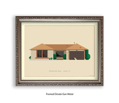 Breaking Bad - House - Fred Birchal Art Print