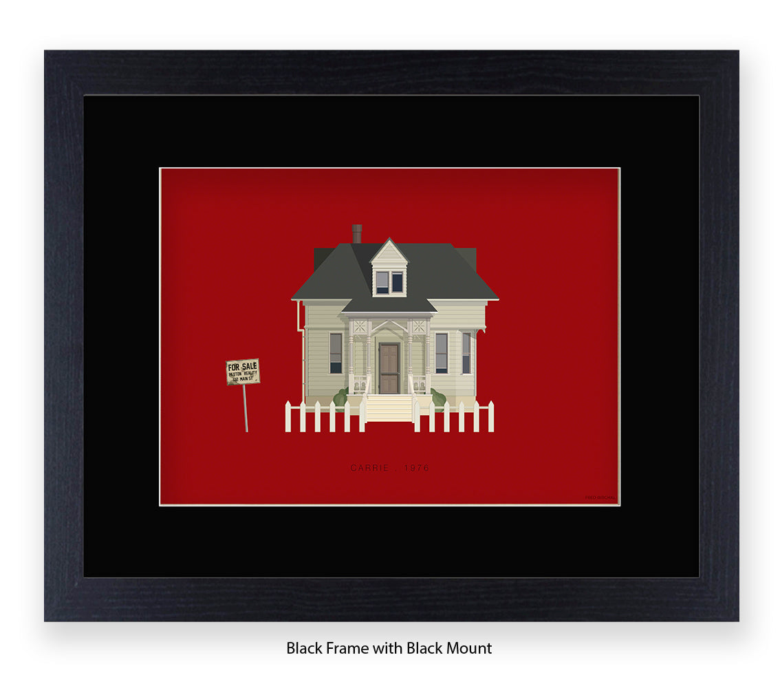 Carrie 1976 - House - Fred Birchal Art Print