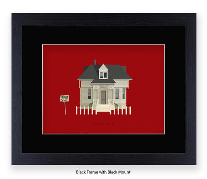 Carrie 1976 - House - Fred Birchal Art Print