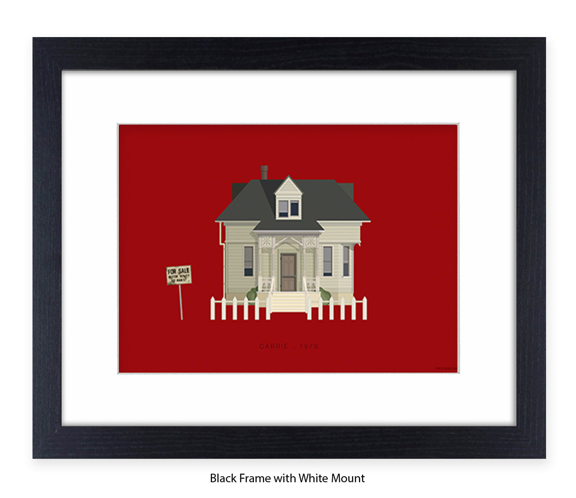 Carrie 1976 - House - Fred Birchal Art Print