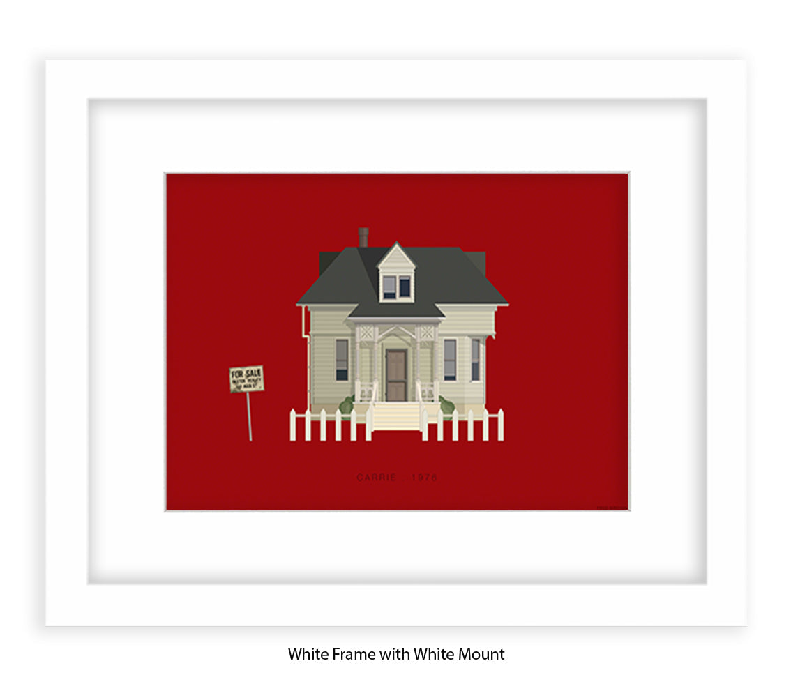 Carrie 1976 - House - Fred Birchal Art Print