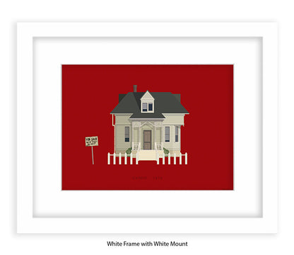 Carrie 1976 - House - Fred Birchal Art Print