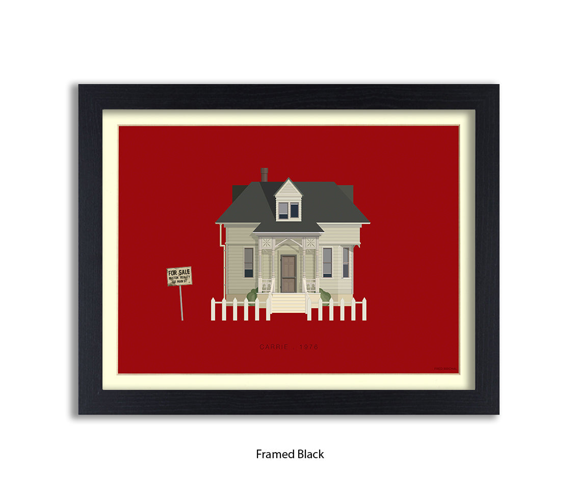 Carrie 1976 - House - Fred Birchal Art Print