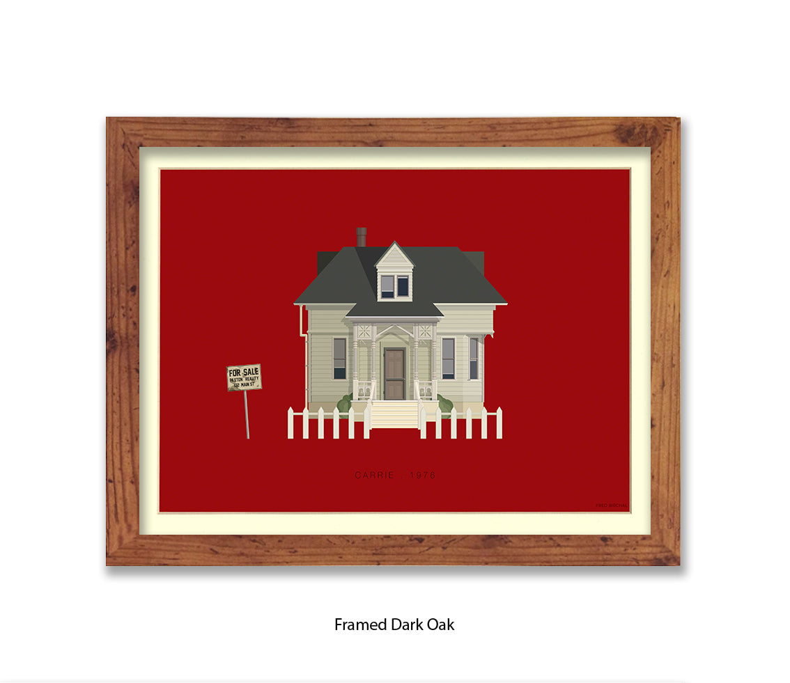 Carrie 1976 - House - Fred Birchal Art Print