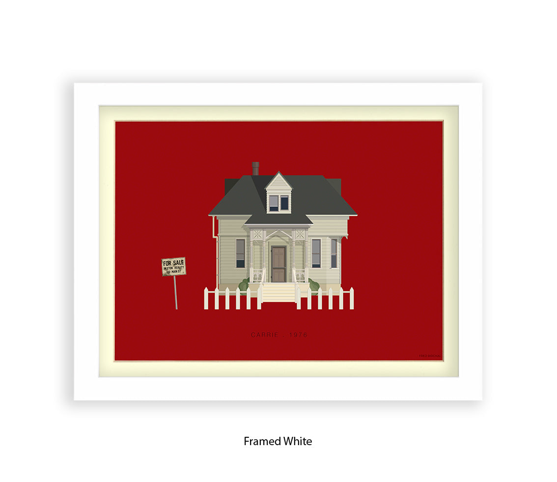 Carrie 1976 - House - Fred Birchal Art Print
