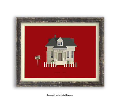 Carrie 1976 - House - Fred Birchal Art Print