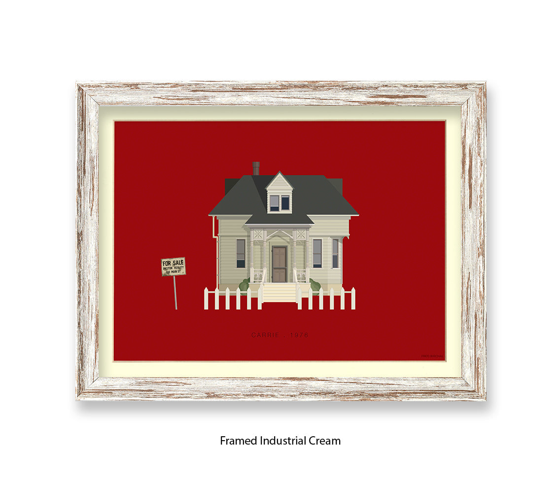 Carrie 1976 - House - Fred Birchal Art Print