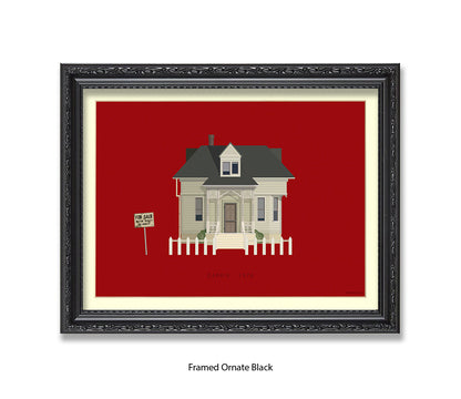 Carrie 1976 - House - Fred Birchal Art Print