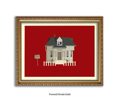 Carrie 1976 - House - Fred Birchal Art Print