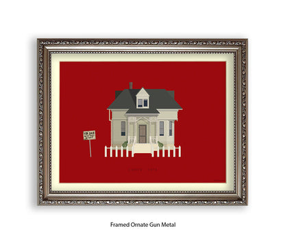 Carrie 1976 - House - Fred Birchal Art Print