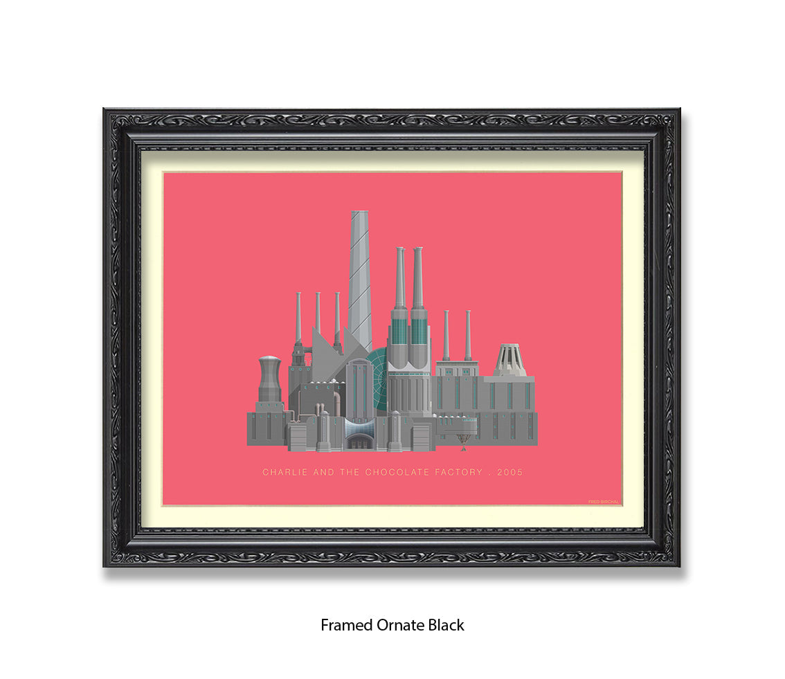 Charlie & The Chocolate factory - Fred Birchal Art Print