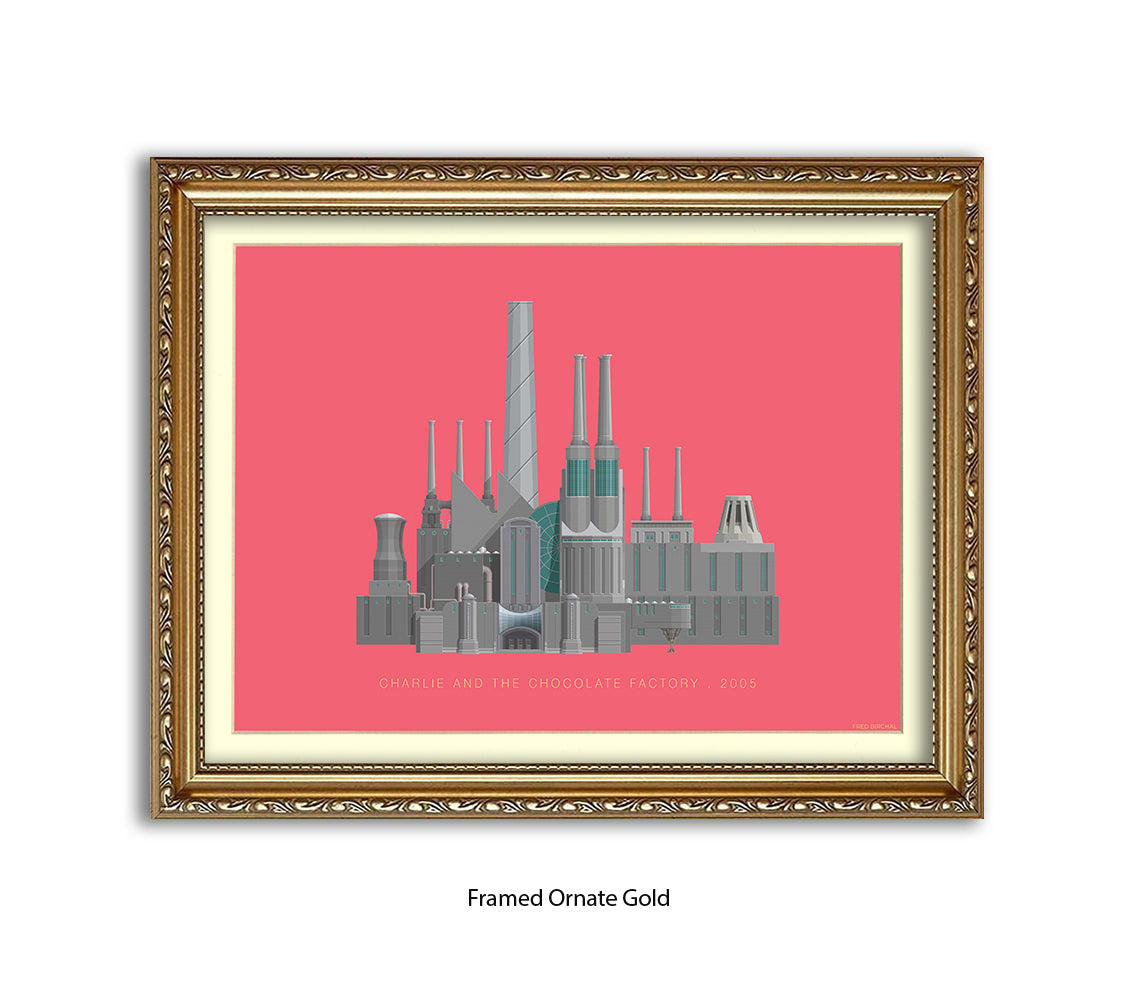 Charlie & The Chocolate factory - Fred Birchal Art Print