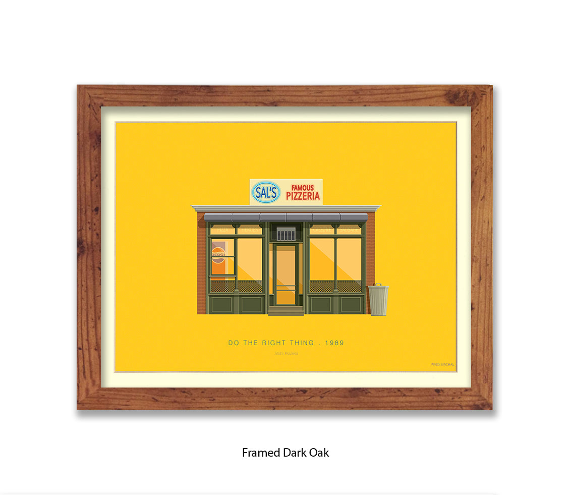 Do The Right Thing - Sal's Pizzeria - Fred Birchal Art Print