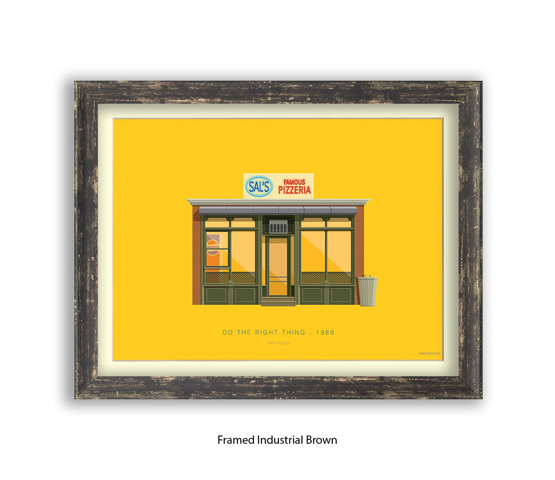 Do The Right Thing - Sal's Pizzeria - Fred Birchal Art Print