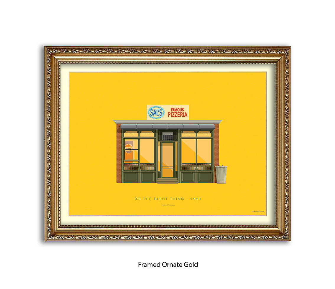 Do The Right Thing - Sal's Pizzeria - Fred Birchal Art Print