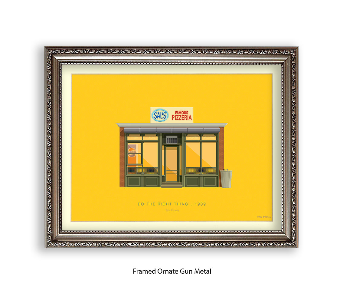 Do The Right Thing - Sal's Pizzeria - Fred Birchal Art Print