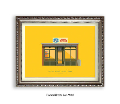 Do The Right Thing - Sal's Pizzeria - Fred Birchal Art Print