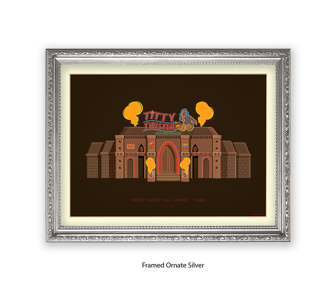 Dusk Til Dawn - Titty Twister - Fred Birchal Art Print