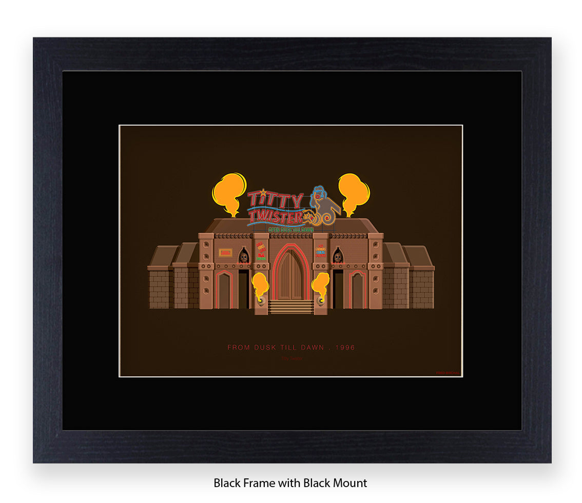 Dusk Til Dawn - Titty Twister - Fred Birchal Art Print